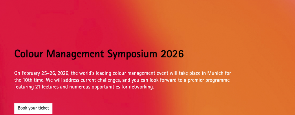 Fogra Colour Management Symposium 2026 in Munich from 24 to 26 February