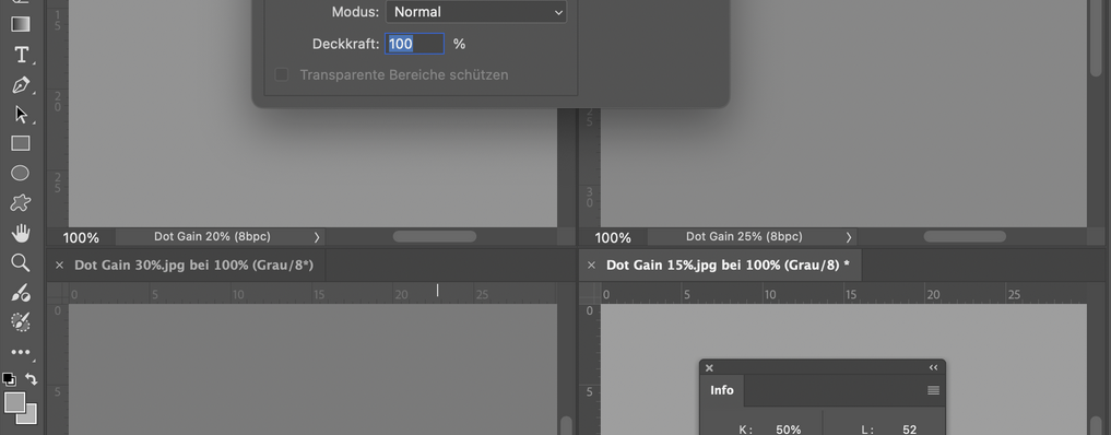Falsche Graustufen Darstellung in Adobe Photoshop und InDesign