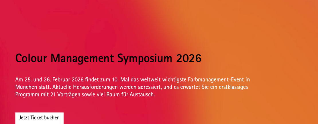 Fogra Colormanagement Symposium 2026 in München vom 24.-26. Februar