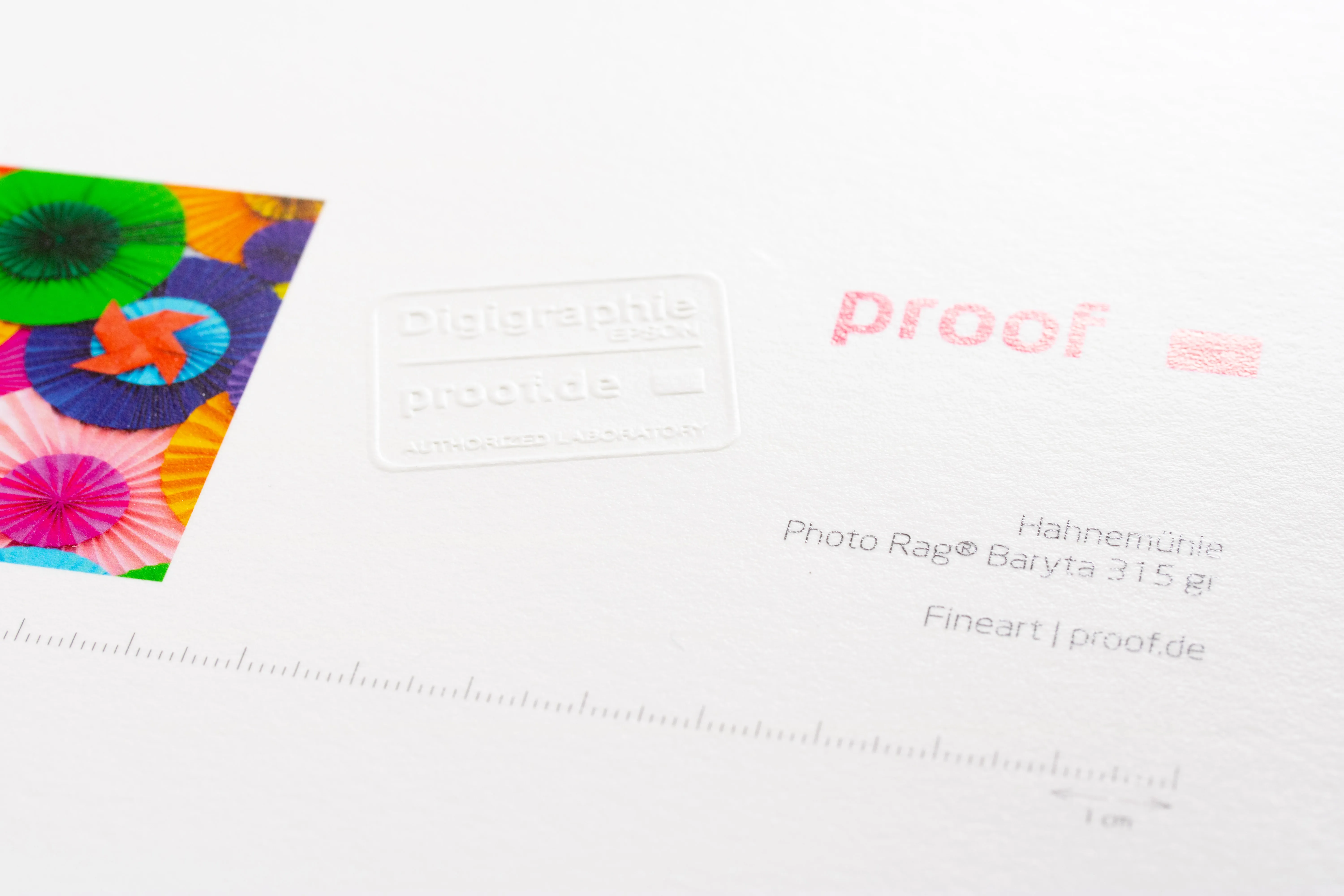 Proof.de Fineart Druck auf Hahnemühle Photo Rag Baryta mit 315 gr/qm auf modernsten 11-farbigen EPSON SureColor 9000V Spectro in Proofqualität