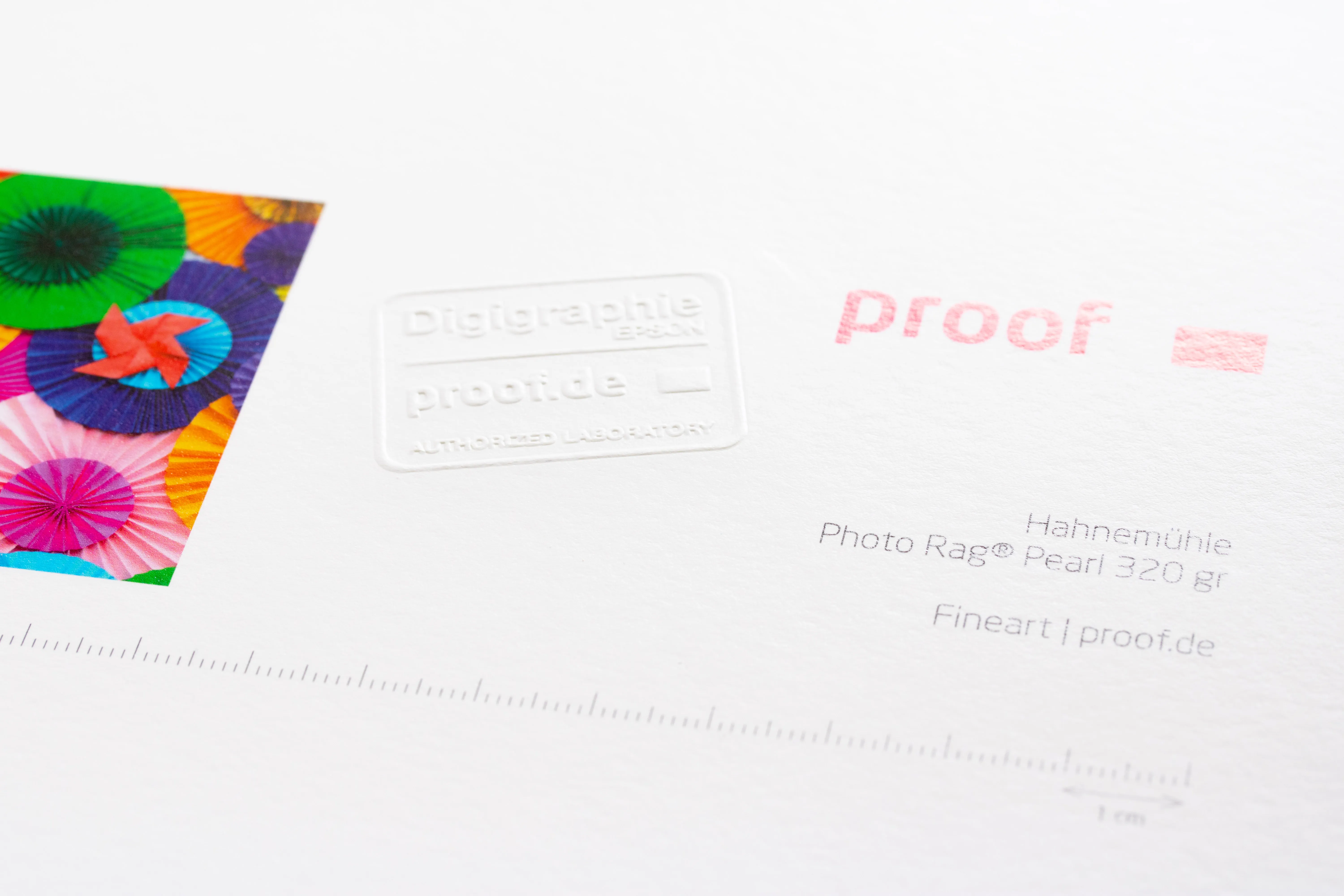 Proof.de Fineart Druck auf Hahnemühle Photo Rag Pearl mit 320gr/qm auf modernsten 11-farbigen EPSON SureColor 9000V Spectro in Proofqualität