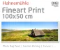 Preview: 100x50 cm fineart print med 1440x2880 DPI på hahnemühle fineart-papirer som Photo Rag, German Etching, Canvas, Premium Photo Glossy