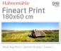 Preview: 180x60 cm fineart print med 1440x2880 DPI på hahnemühle fineart-papirer som Photo Rag, German Etching, Canvas, Premium Photo Glossy