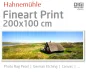 Preview: 200x100 cm fineart print med 1440x2880 DPI på Hahnemühle fineart-papirer som Photo Rag, German Etching, Canvas, Premium Photo Glossy