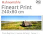 Preview: 240x80 cm fineart print med 1440x2880 DPI på hahnemühle fineart-papirer som Photo Rag, German Etching, Canvas, Premium Photo Glossy