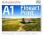 Preview: DIN A1 fineart print med 1440x2880 DPI på hahnemühle fineart-papirer som Photo Rag, German Etching, Canvas, Premium Photo Glossy