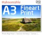 Preview: DIN A3 fineart print med 1440x2880 DPI på hahnemühle fineart-papirer som Photo Rag, German Etching, Canvas, Premium Photo Glossy