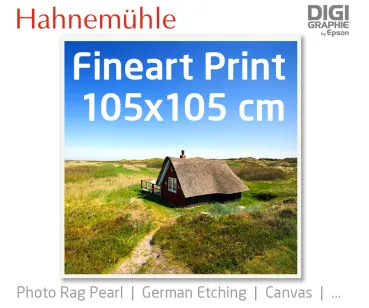 Fineart print 105x105 cm