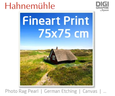 fineart print 75x75 cm