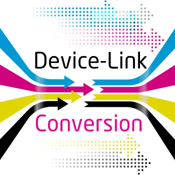 Profilkonvertering af tryksdata via devicelink profil