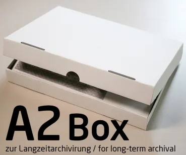 Fotoarkivboks DIN A2 Trykk for langtidsarkivering - langtidsarkiveringsboks a2