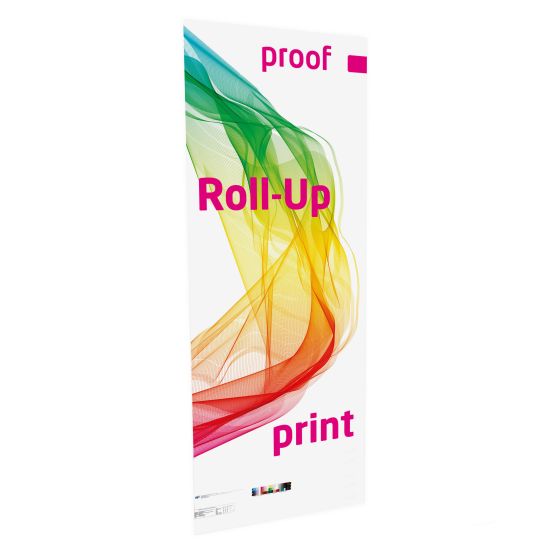 Proof.de color accurate Roll-Up 1 in Contract Proof Quality - front