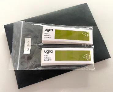 UGRA Metameri-strimler Farvtemperaturindikatorstrimler 50 styk