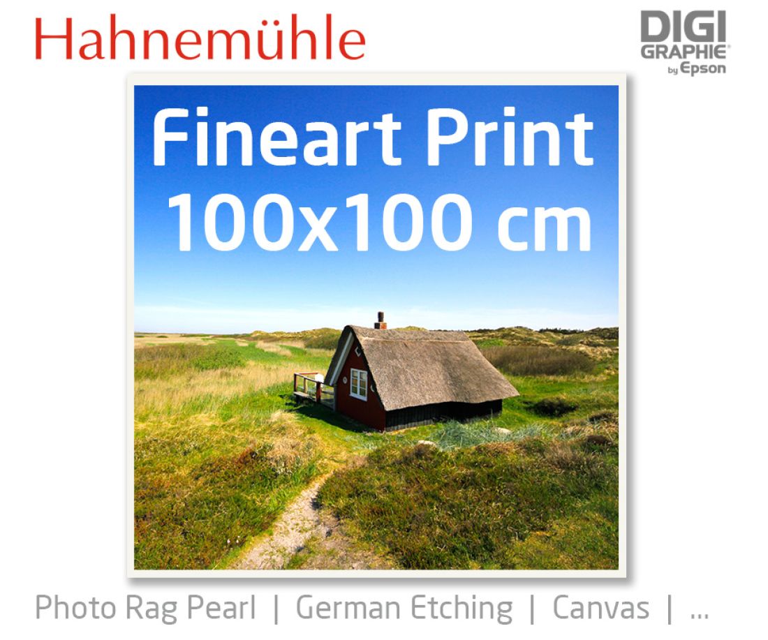 Fineart Druck 100x100cm