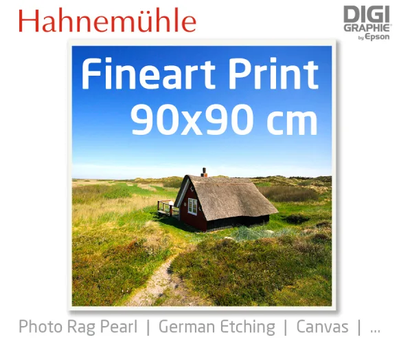 fineart print 90x90 cm