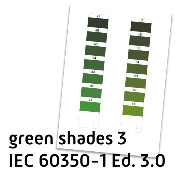 Grøn IEC 60350-1 Ed. 3.0 farvemønsterside 3