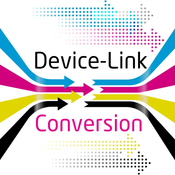Profilkonvertering af tryksdata via devicelink profil