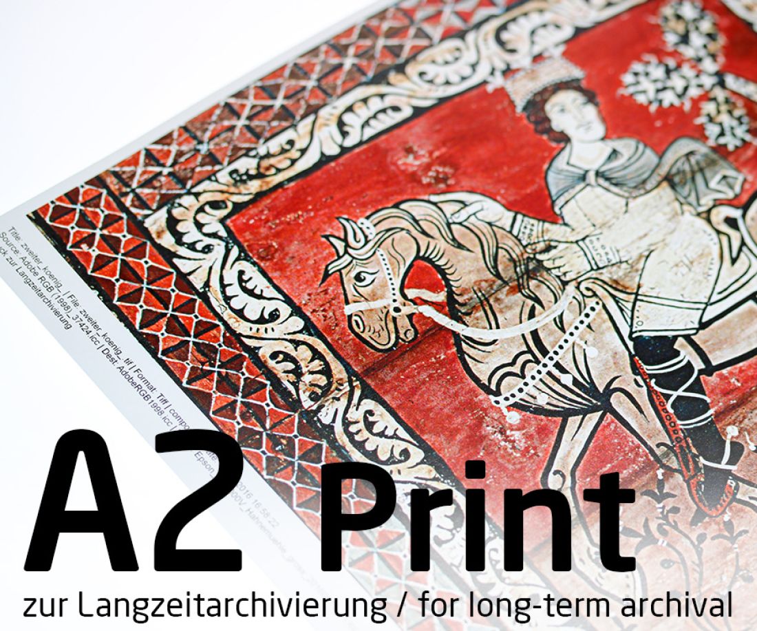 DIN A2 prints for long-term archiving