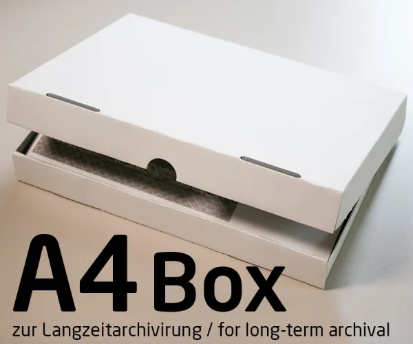 Foto Archivbox DIN A4 Drucke zur Langzeitarchivierung - langzeit archivierungbox a4