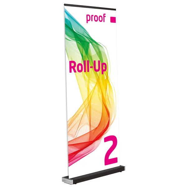 proof.de farveautoritativ Roll-Up 2 i proof-kvalitet - front sort