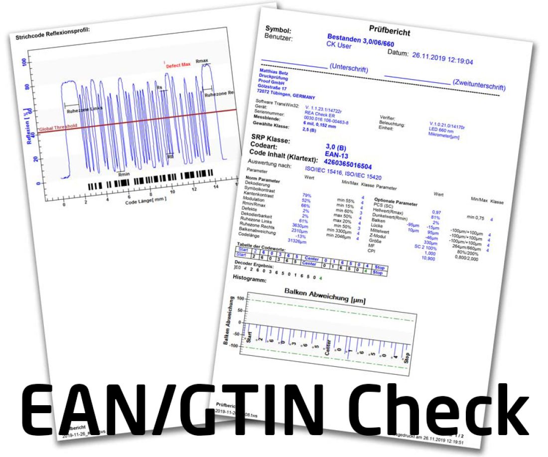 EAN / GTIN Check e.g. according to 3B criteria for ALDI