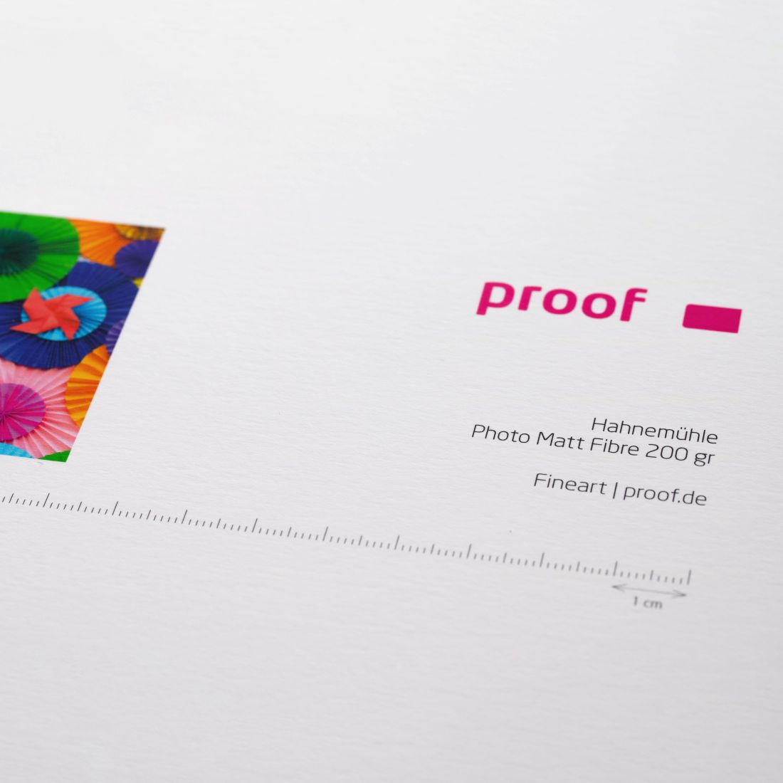 Proof.de Fineart Druck auf Hahnemühle Photo Matt Fibre 200gr/qm