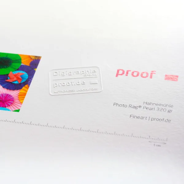 Proof.de Fineart Druck auf Hahnemühle Photo Rag Pearl 320gr/qm