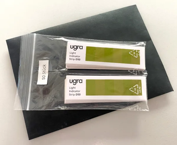 UGRA Metameri-strimler Farvtemperaturindikatorstrimler 50 styk