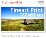 120x67 cm fineart print med 1440x2880 DPI på hahnemühle fineart-papirer som Photo Rag, German Etching, Canvas, Premium Photo Glossy