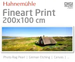 200x100 cm fineart print med 1440x2880 DPI på Hahnemühle fineart-papirer som Photo Rag, German Etching, Canvas, Premium Photo Glossy