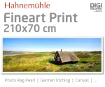 210x70 cm fineart print med 1440x2880 DPI på hahnemühle fineart-papirer som Photo Rag, German Etching, Canvas, Premium Photo Glossy