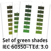 Green IEC 60350-1 Ed. 3.0 shade prints