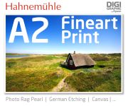 DIN A2  fineart print with 1440x2880 DPI on different Hahnemühle and Epson photo papers like Photo Rag, German Etching, Premium Photo Glossyfine art print with 1440x2880 DPI on Hahnemühle fineart papers like Photo Rag, German Etching, Canvas, Premium Phot