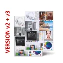 Cleverprinting-Testform 2020, v2 og v3 Kombipack - cleverprinting testform kombi