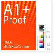 DIN A1+ Proof, Farbproof, Digitalproof nach Fogra / DIN 12647-7