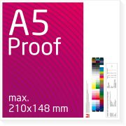 DIN A5 Proof, Farbproof, Digitalproof nach Fogra / DIN 12647-7
