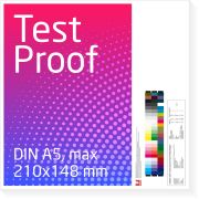 Kostenloser Test Proof, Digitalproof, Farbproof, Online Proof, DIN A5