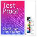 Kostenloser Test Proof, Digitalproof, Farbproof, Online Proof, DIN A5