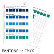 PANTONE zu CMYK von Proof.de