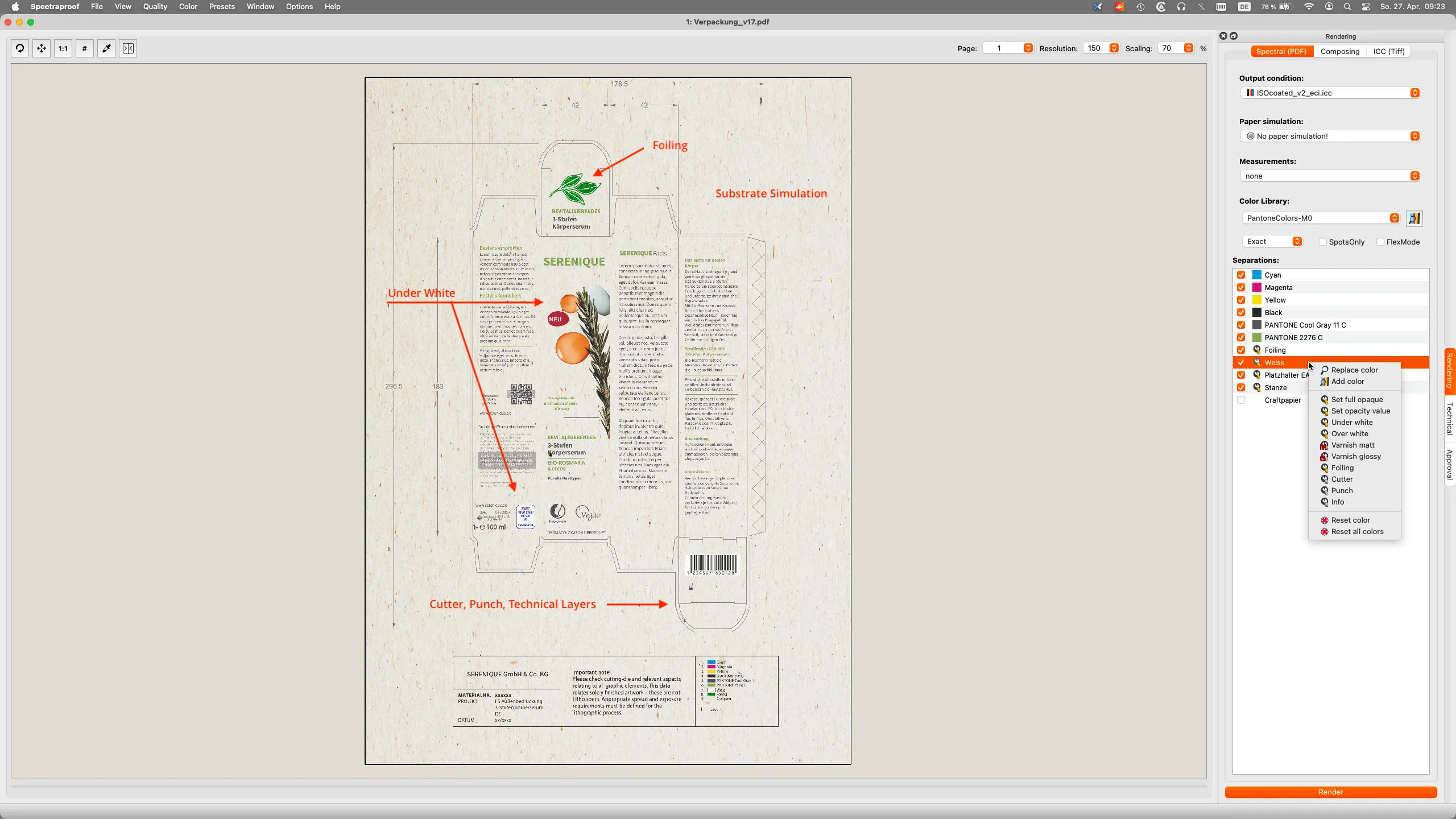 Softproof Software Spectraproof