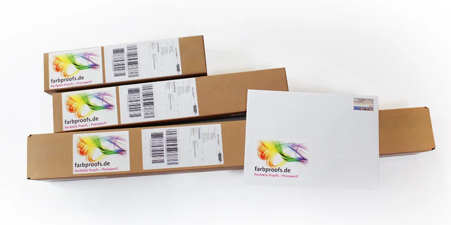 Fineart Druck 43x24 cm - proof.de - alle Verpackungen